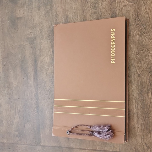 1950s Photo Album Bound With Paper 45 Pages - Picture 1 of 6